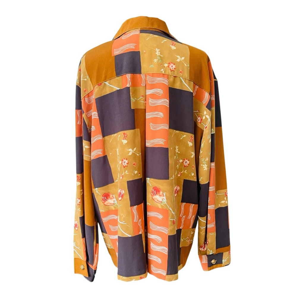Lighthouse Point Colorful Patchwork Long Sleeve S… - image 2